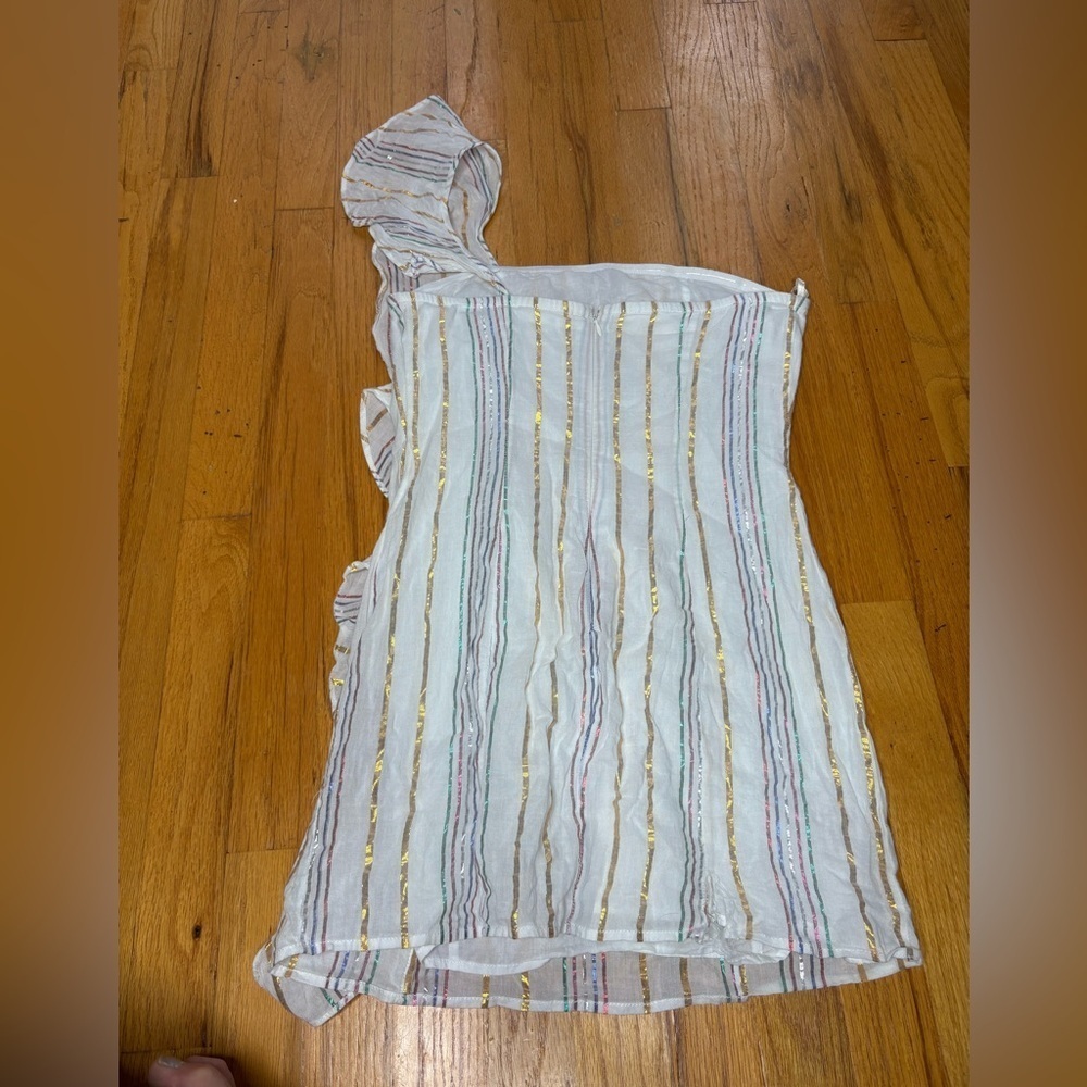 ✨Tularosa One-Shoulder Ruffle Mini Dress – Size Small✨ 💛 - Picture 9 of 10